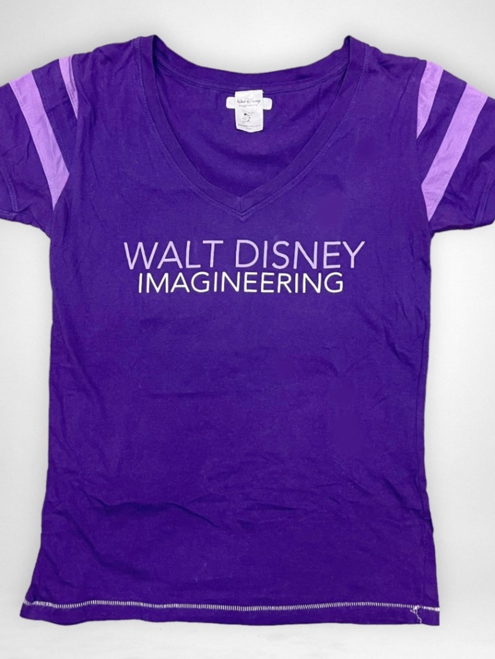 Walt Disney Imagineering Sorcerer Mickey Mouse Purple T-Shirt L {D23 Convention}